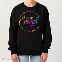 You Are Enough Kindness Quote Women's Sweatshirt thumb 0