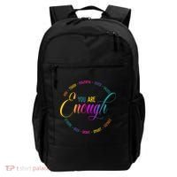 You Are Enough Kindness Quote Backpack thumb 0