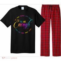 You Are Enough Kindness Quote Pajama Set thumb 0