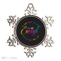 You Are Enough Kindness Quote Ornament thumb 0