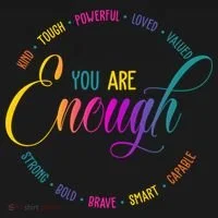 You Are Enough Kindness Quote Toddler Hoodie thumb 2