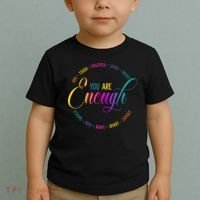 You Are Enough Kindness Quote Toddler T-Shirt thumb 2