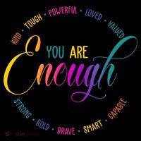 You Are Enough Kindness Quote Kids Sweatshirt thumb 2
