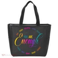 You Are Enough Kindness Quote Tote Bag thumb 0
