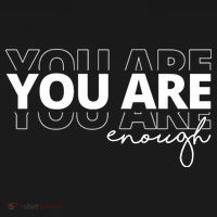 You Are Enough Inspiring Quote Coaster thumb 2