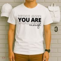 You Are Enough Inspiring Quote T-Shirt thumb 6