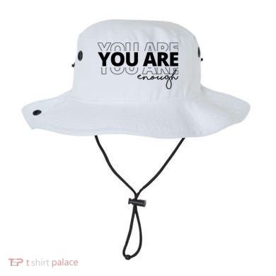 You Are Enough Inspiring Quote Bucket Hat