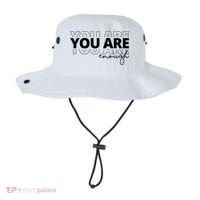 You Are Enough Inspiring Quote Bucket Hat thumb 0