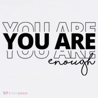 You Are Enough Inspiring Quote Women's Hoodie thumb 2