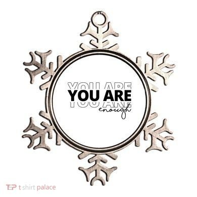 You Are Enough Inspiring Quote Ornament
