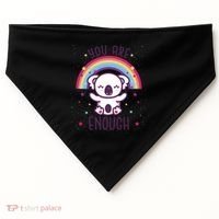 You Are Enough Koala USA-Made Doggie Bandana thumb 0