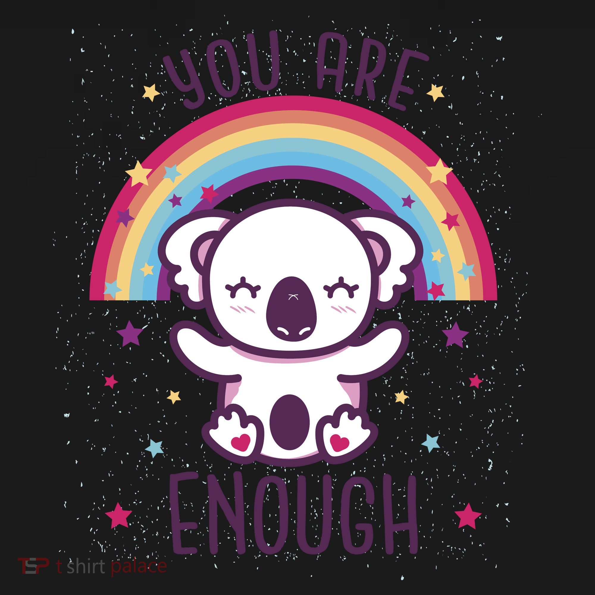 You Are Enough Koala USA-Made Doggie Bandana