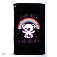 You Are Enough Koala Golf Towel thumb 0