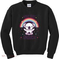 You Are Enough Koala Kids Sweatshirt thumb 0