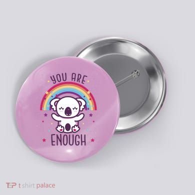 You Are Enough Koala Button