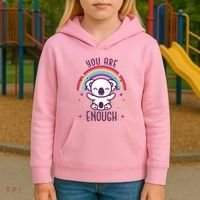 You Are Enough Koala Kids Hoodie thumb 3