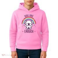 You Are Enough Koala Kids Hoodie thumb 4