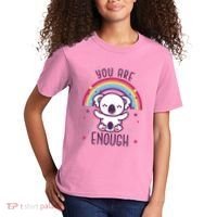 You Are Enough Koala Kids T-Shirt thumb 2