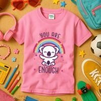 You Are Enough Koala Kids T-Shirt thumb 3