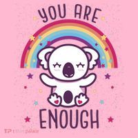 You Are Enough Koala Kids T-Shirt thumb 4