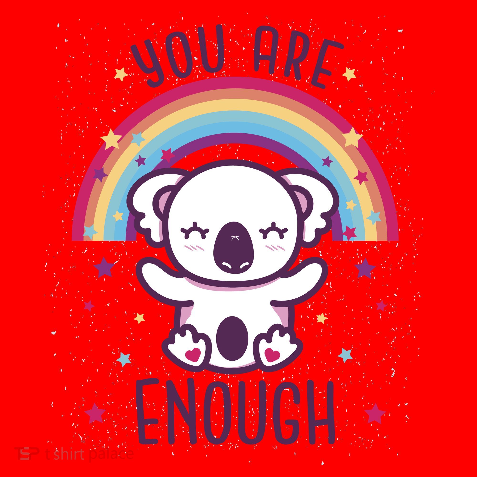 You Are Enough Koala Santa Hat