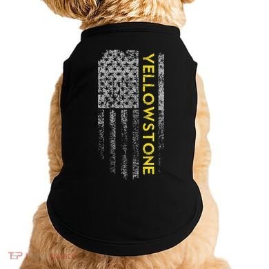 Yellowstone American Flag Doggie Tank