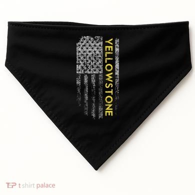 Yellowstone American Flag USA-Made Doggie Bandana