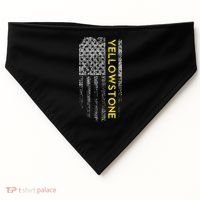 Yellowstone American Flag USA-Made Doggie Bandana thumb 0