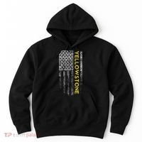 Yellowstone American Flag Hoodie thumb 0