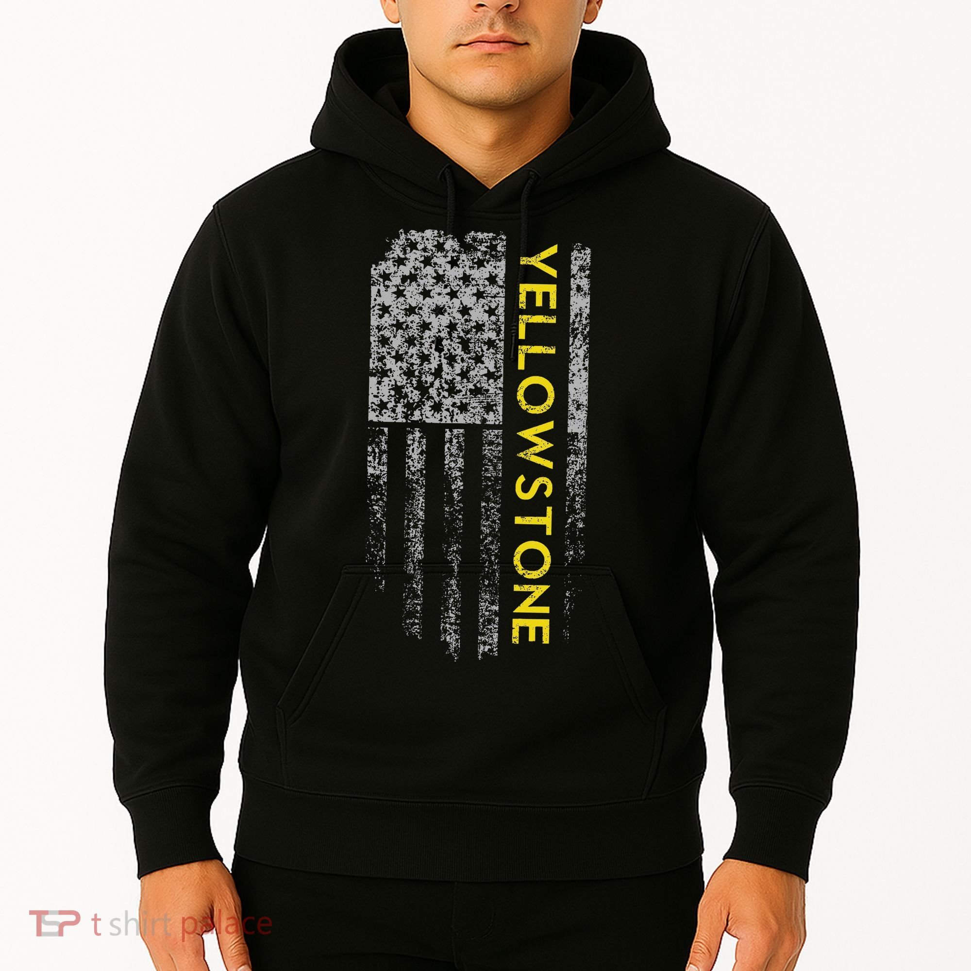 Yellowstone American Flag Hoodie