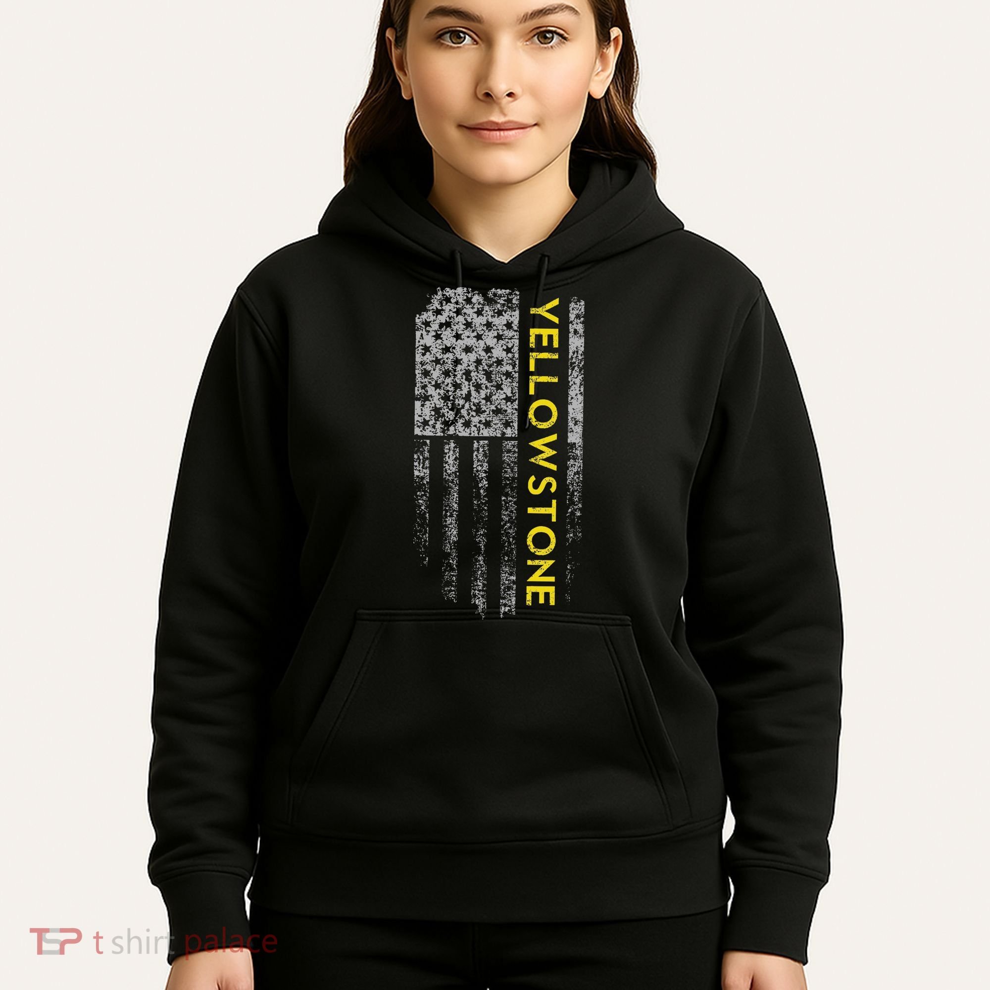 Yellowstone American Flag Hoodie