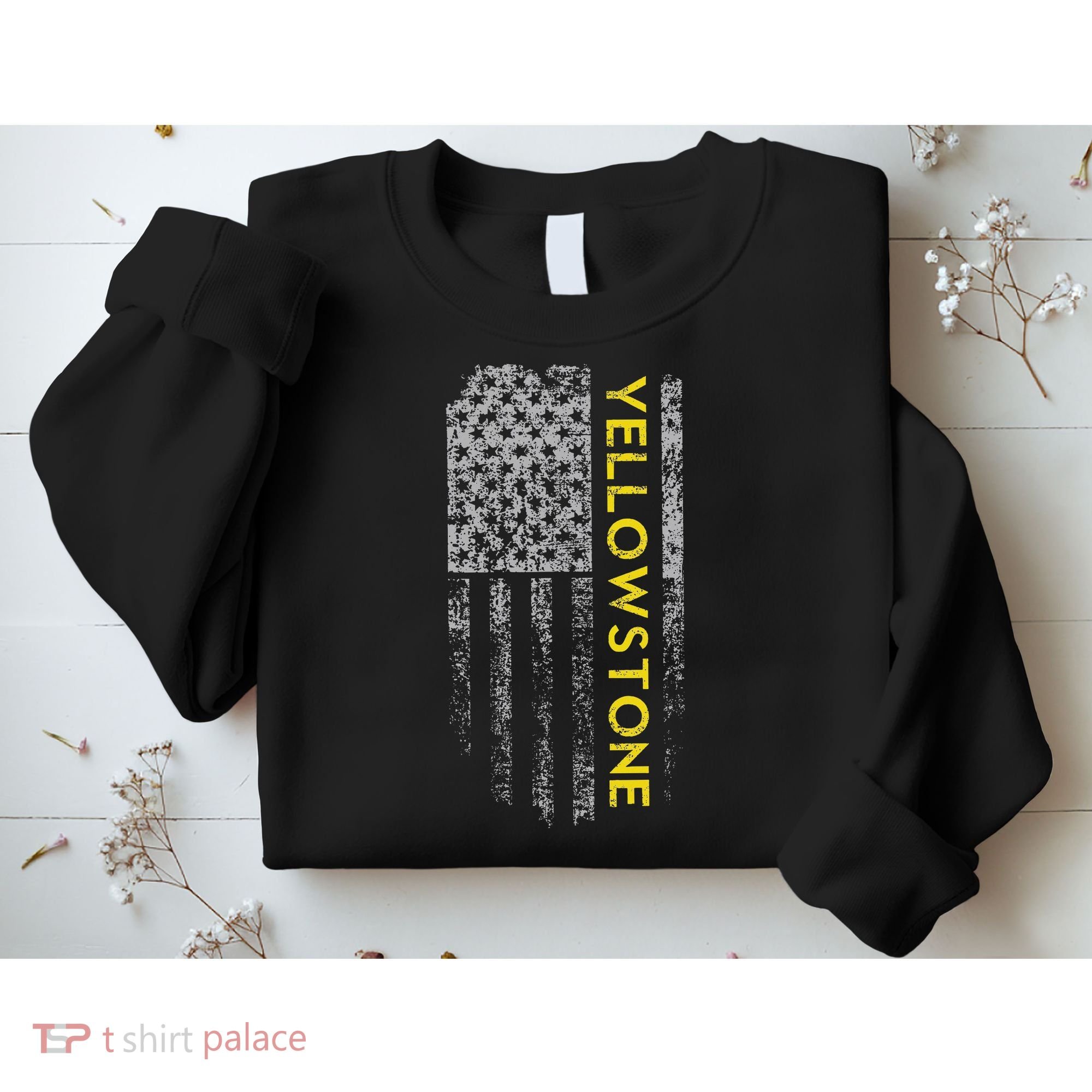 Yellowstone American Flag Sweatshirt