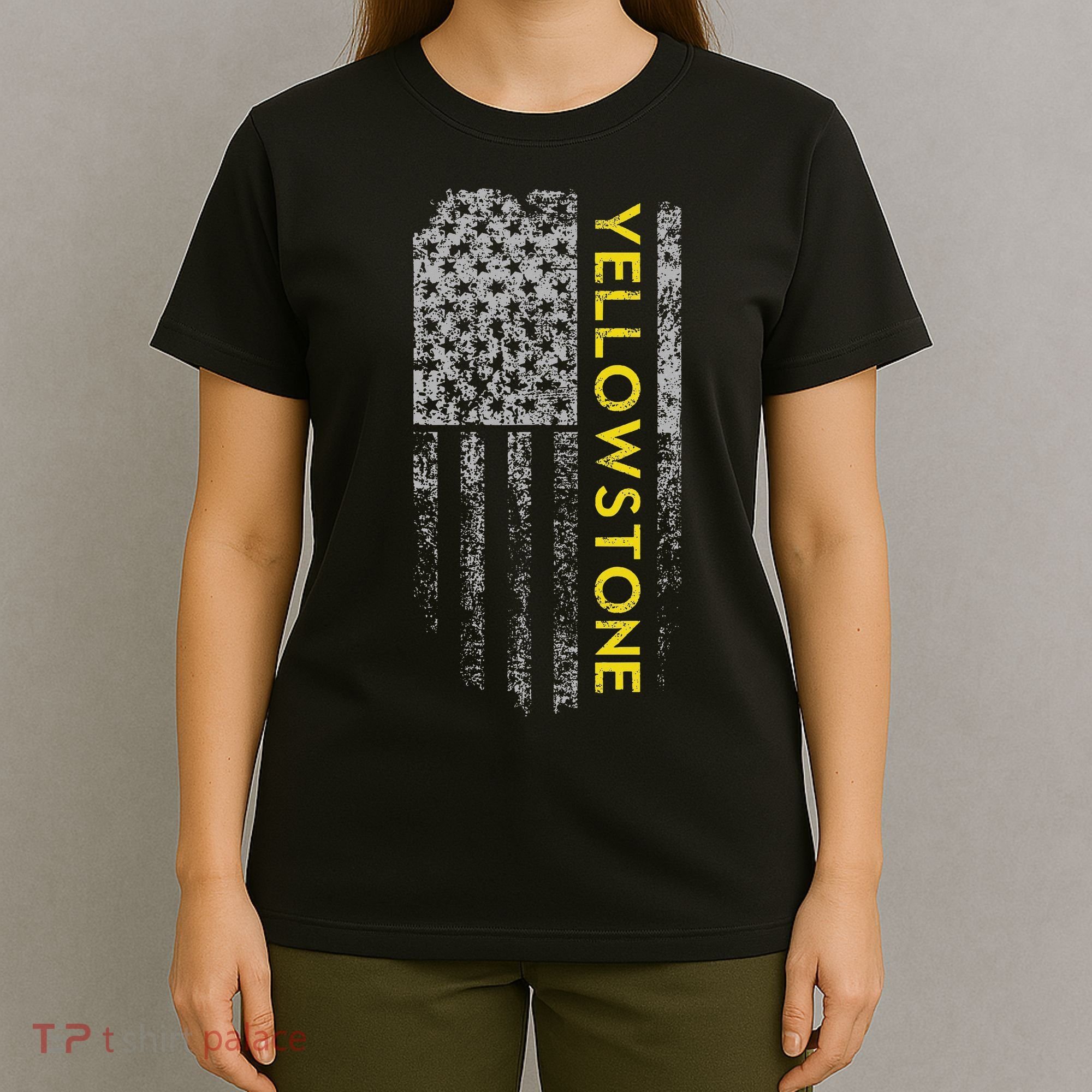 Yellowstone American Flag T-Shirt