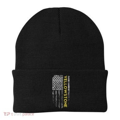 Yellowstone American Flag Beanie