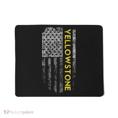 Yellowstone American Flag Mousepad