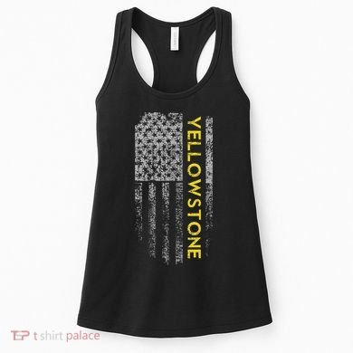 Yellowstone American Flag Women's Tank Top