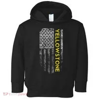 Yellowstone American Flag Toddler Hoodie thumb 0