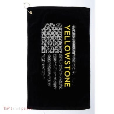 Yellowstone American Flag Golf Towel