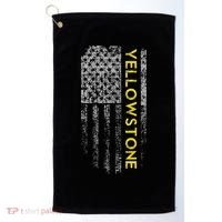 Yellowstone American Flag Golf Towel thumb 0