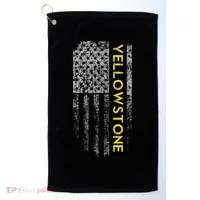 Yellowstone American Flag Golf Towel thumb 0