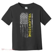 Yellowstone American Flag Toddler T-Shirt thumb 0