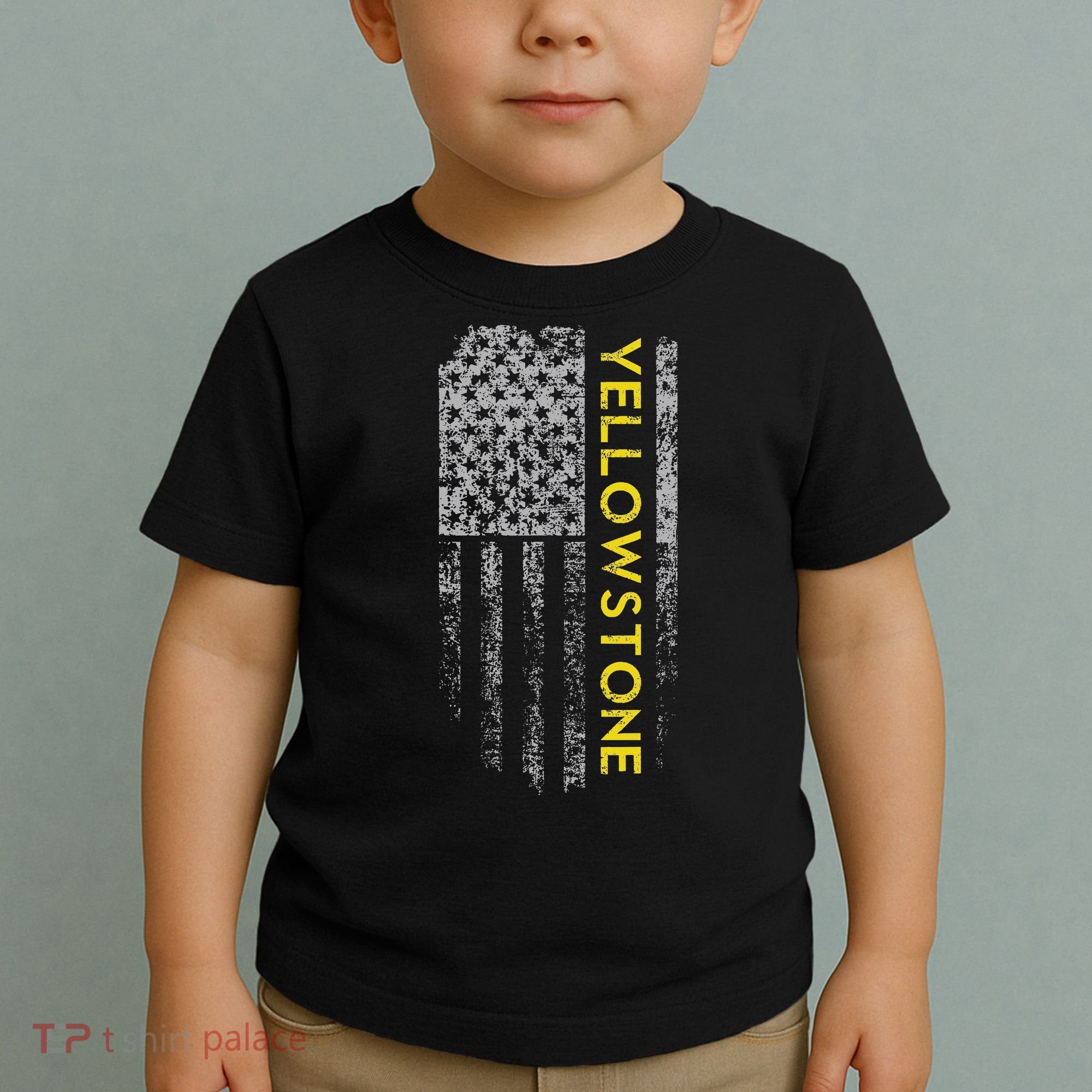 Yellowstone American Flag Toddler T-Shirt