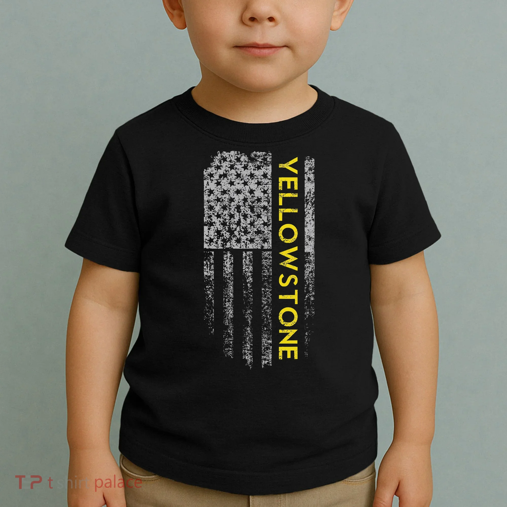 Yellowstone American Flag Toddler T-Shirt