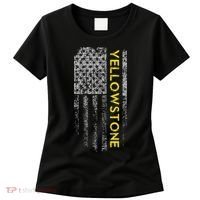 Yellowstone American Flag Women's T-Shirt thumb 0