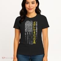 Yellowstone American Flag Women's T-Shirt thumb 4