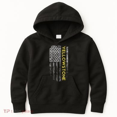 Yellowstone American Flag Kids Hoodie