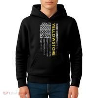 Yellowstone American Flag Kids Hoodie thumb 4