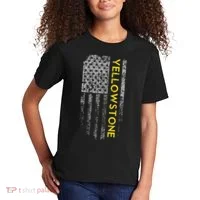 Yellowstone American Flag Kids T-Shirt thumb 2