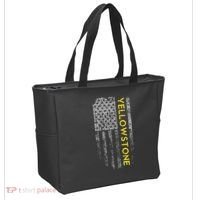 Yellowstone American Flag Tote Bag thumb 2