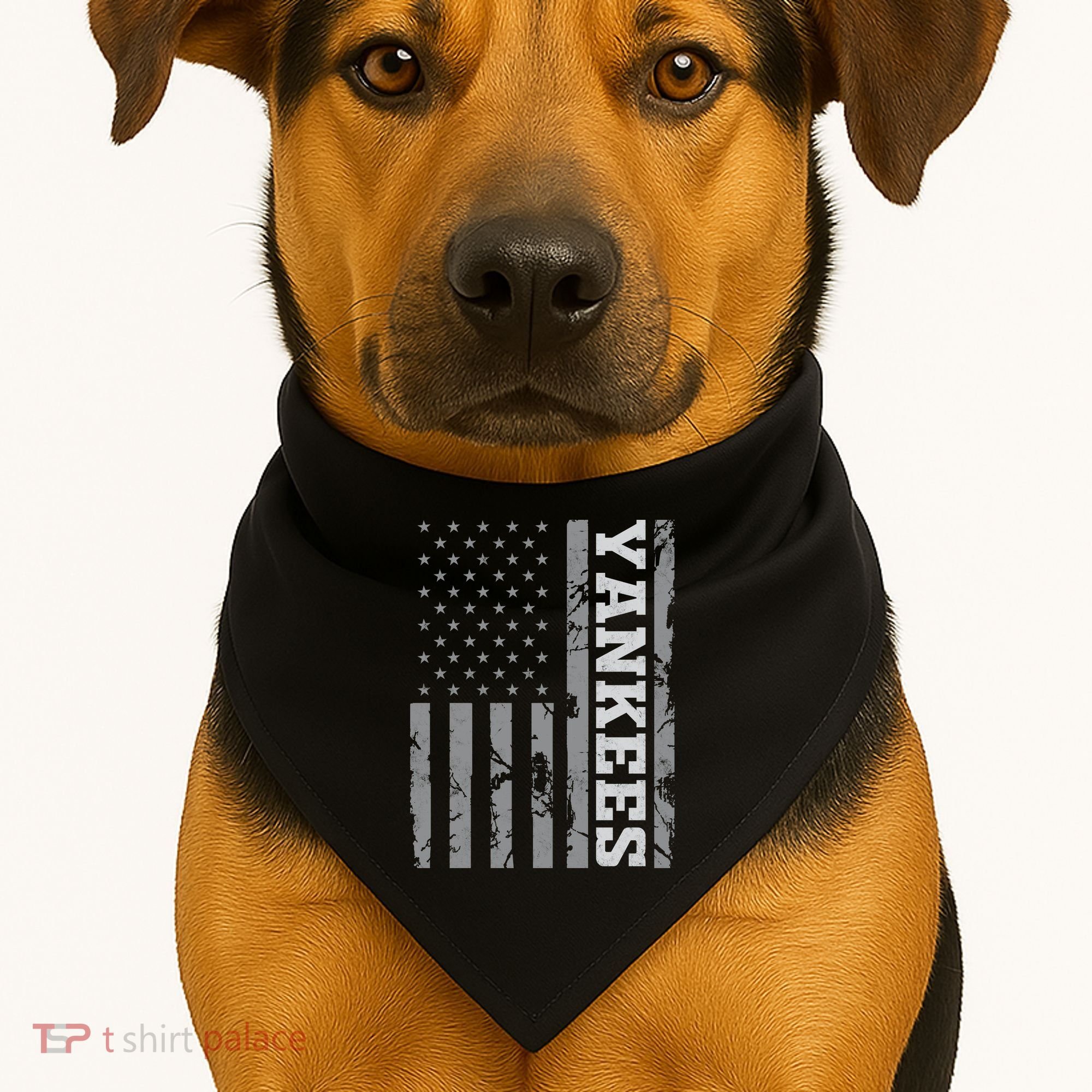 Yankee American Flag USA-Made Doggie Bandana